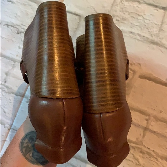 Lucky Brand brown leather platform sandals sz 8 - Picture 5 of 5